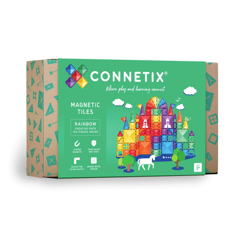 Magnetická stavebnica CONNETIX® Rainbow Creative Pack 102 ks Magnetická stavebnica CONNETIX® Rainbow Creative Pack 102 ks