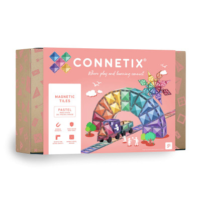 Magnetická stavebnica CONNETIX® Pastel Mega Pack 202 ks