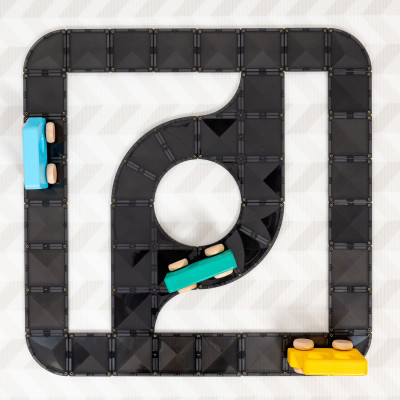 Magnetická stavebnica CONNETIX® Creative Roads Pack 48 ks