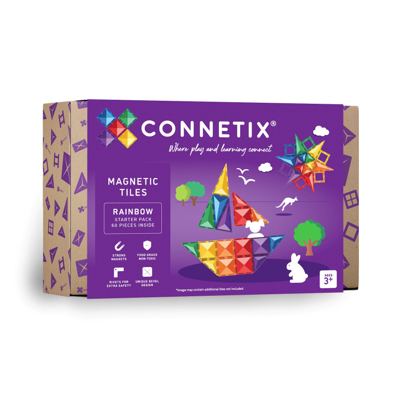 Magnetická stavebnica CONNETIX® Rainbow Starter Pack 60 ks Magnetická stavebnica CONNETIX® Rainbow Starter Pack 60 ks