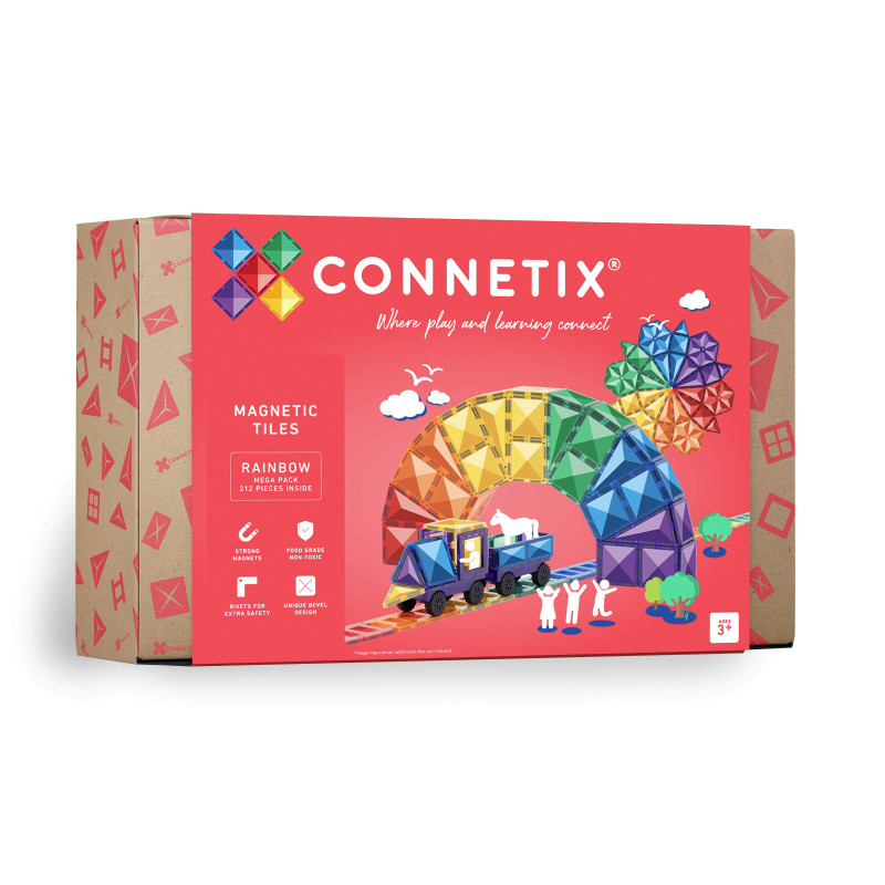 Magnetická stavebnica CONNETIX® Rainbow Mega Pack 212 ks Magnetická stavebnica CONNETIX® Rainbow Mega Pack 212 ks