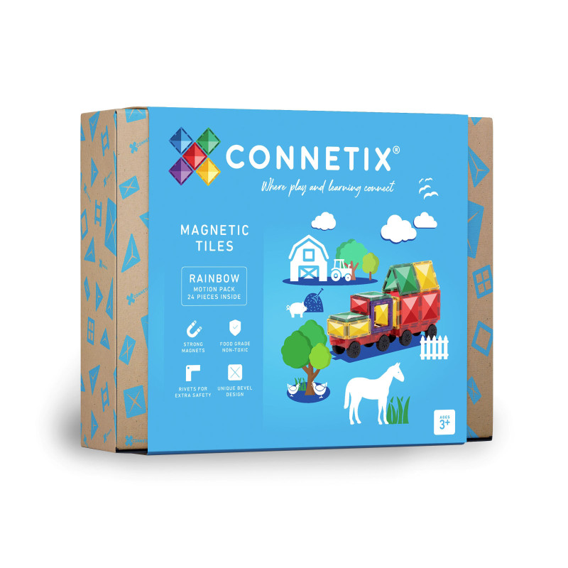 Magnetická stavebnica CONNETIX® Rainbow Motion Pack 24 ks Magnetická stavebnica CONNETIX® Rainbow Motion Pack 24 ks