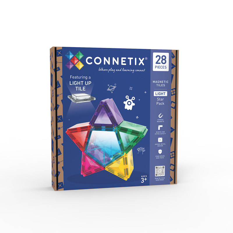 Magnetická stavebnica CONNETIX® Light Star Pack 28 ks Magnetická stavebnica CONNETIX® Light Star Pack 28 ks