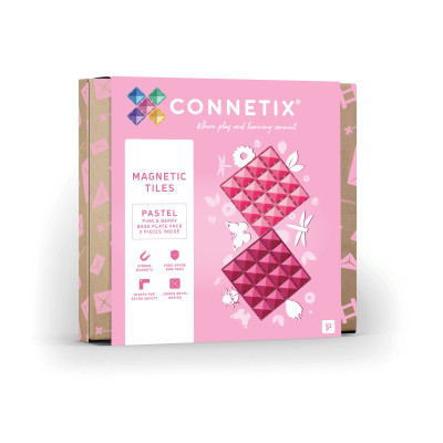 Magnetická podložka CONNETIX® Pastel Pink & Berry 2 ks