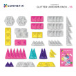 Magnetická stavebnica CONNETIX® Glitter Unicorn Pack 56 ks
