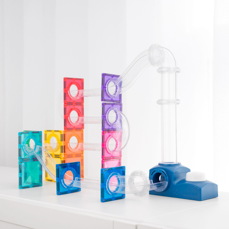 Magnetická stavebnica CONNETIX® Ball Run Launcher Pack 47 ks
