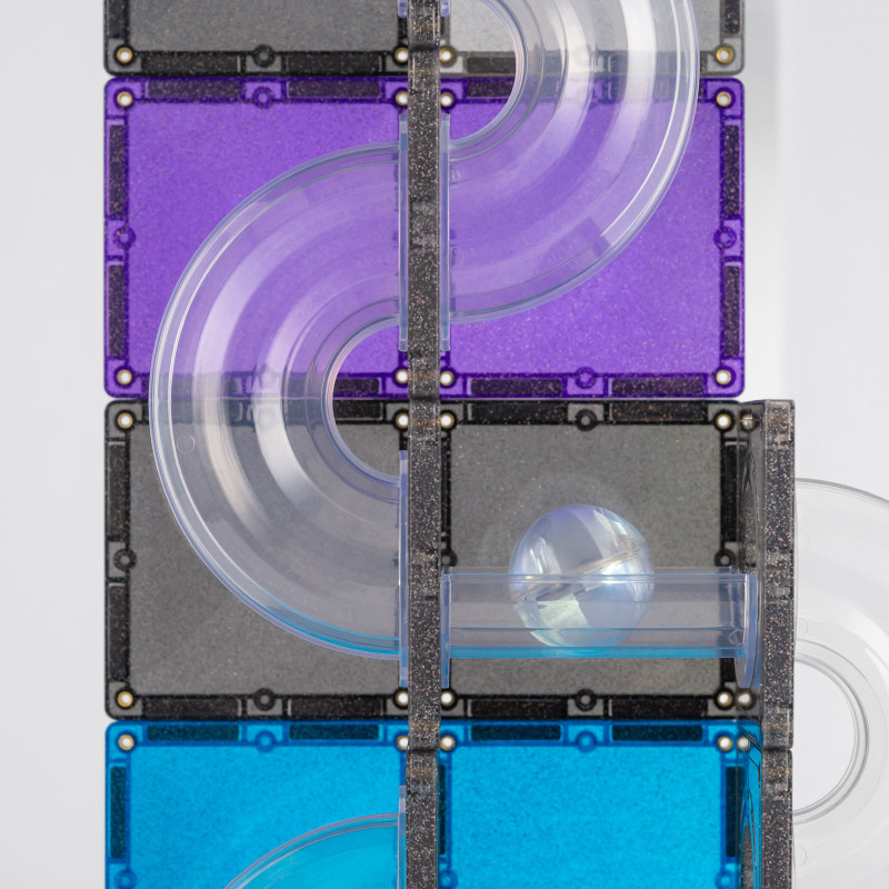 Magnetická stavebnica CONNETIX® Ball Run Galaxy Pack 61 ks