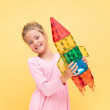 Magnetická stavebnica CONNETIX® Light Rocket Pack 30 ks