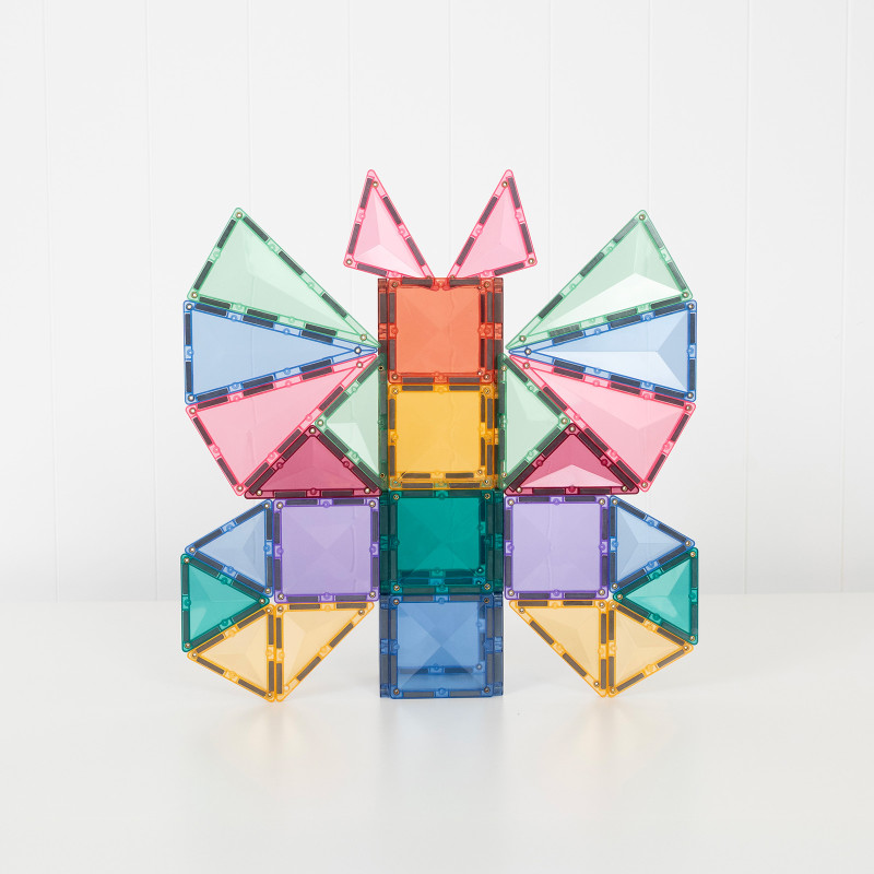 Magnetická stavebnica CONNETIX® Pastel Creative Pack 104 ks