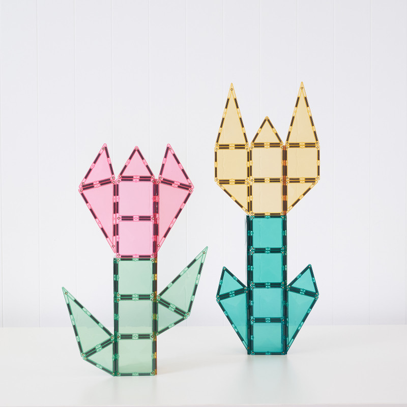 Magnetická stavebnica CONNETIX® Pastel Creative Pack 104 ks