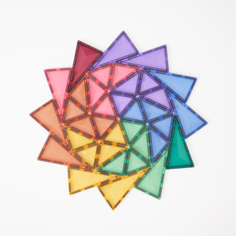 Magnetická stavebnica CONNETIX® Pastel Creative Pack 104 ks