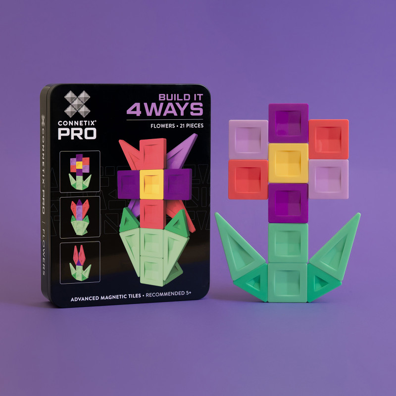 Magnetická stavebnica CONNETIX® PRO Flowers Pack 21 ks