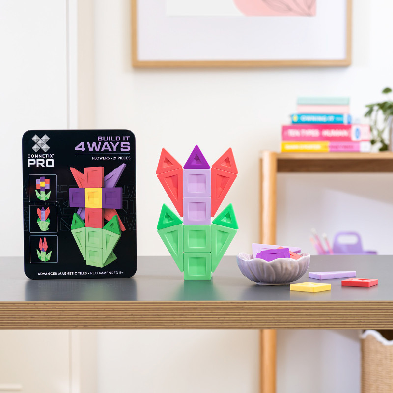 Magnetická stavebnica CONNETIX® PRO Flowers Pack 21 ks