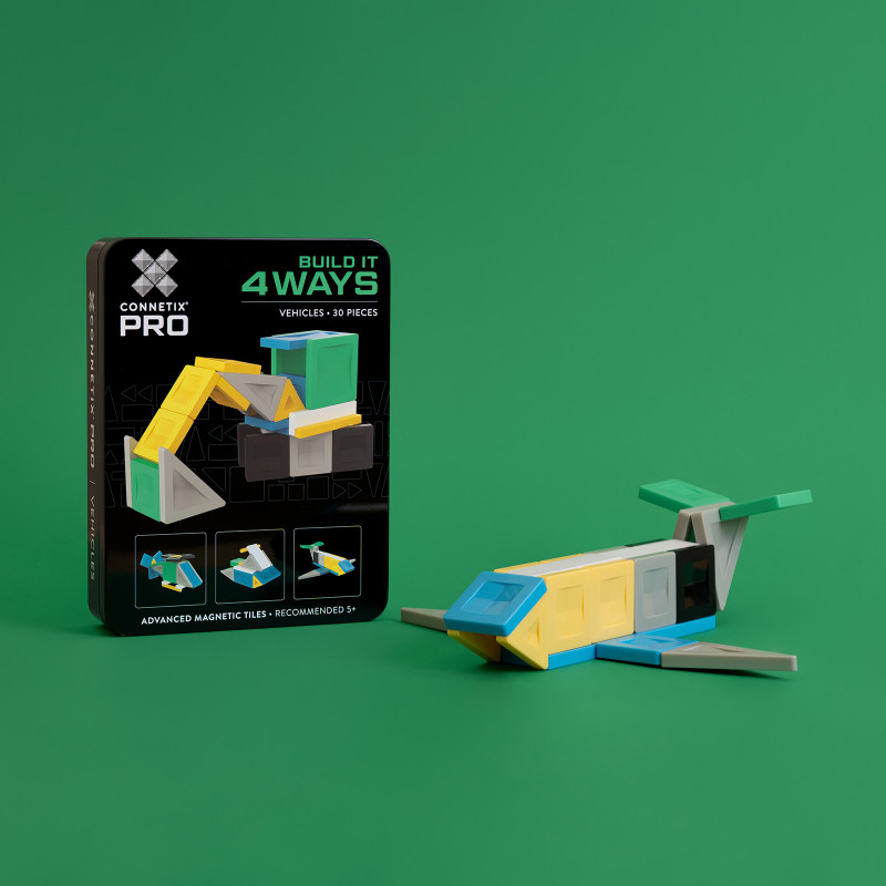 Magnetická stavebnica CONNETIX® PRO Vehicles Pack 30 ks