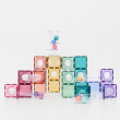 Magnetická stavebnica CONNETIX® Ball Run Pastel Pack 114 ks