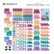 Magnetická stavebnica CONNETIX® Pastel Mega Pack 202 ks