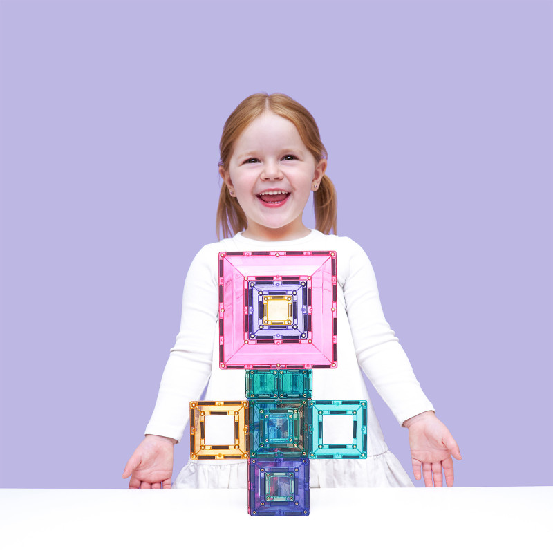 Magnetická stavebnica CONNETIX® Pastel Portal Pack 48 ks