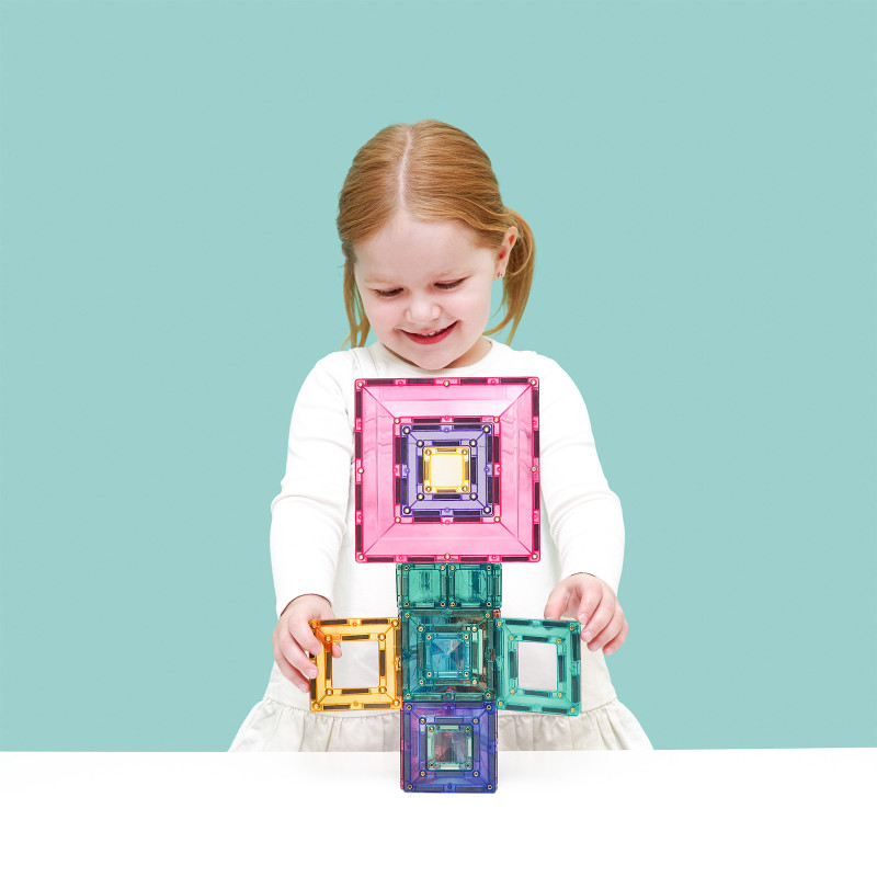 Magnetická stavebnica CONNETIX® Pastel Portal Pack 48 ks