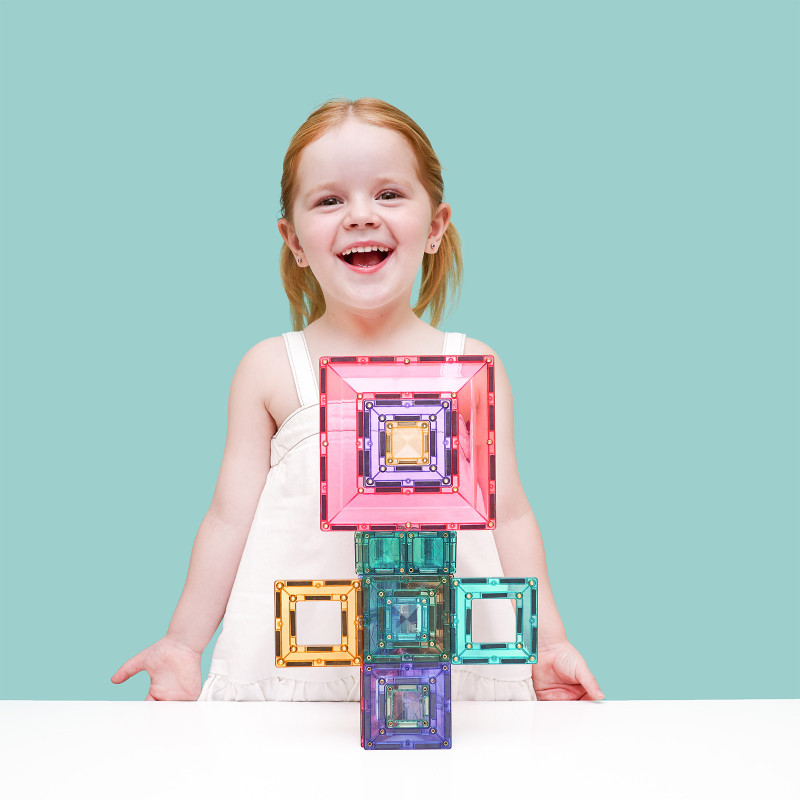 Magnetická stavebnica CONNETIX® Pastel Portal Pack 48 ks