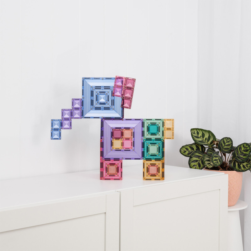 Magnetická stavebnica CONNETIX® Pastel Portal Pack 48 ks