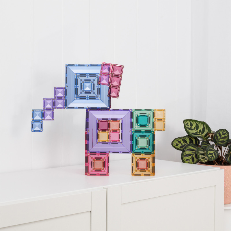 Magnetická stavebnica CONNETIX® Pastel Portal Pack 48 ks