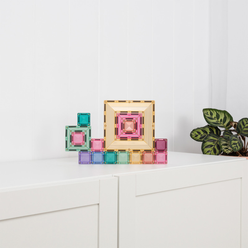 Magnetická stavebnica CONNETIX® Pastel Portal Pack 48 ks