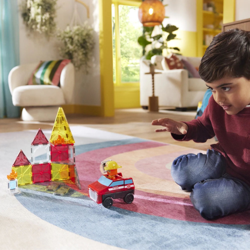 Magnetická stavebnica MAGNA-TILES® Fire Rescue 27 ks Magnetická stavebnica MAGNA-TILES® Fire Rescue 27 ks