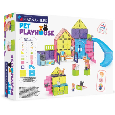 Magnetická stavebnica MAGNA-TILES® Pet Playhouse 50 ks