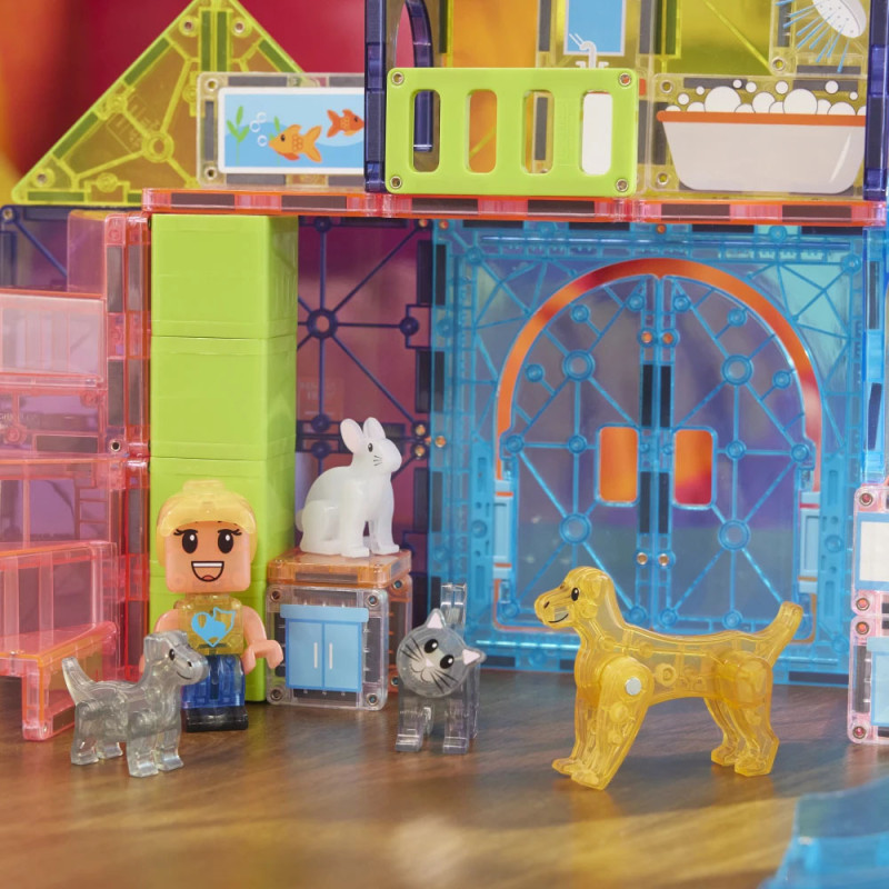 Magnetická stavebnica MAGNA-TILES® Pet Playhouse 50 ks