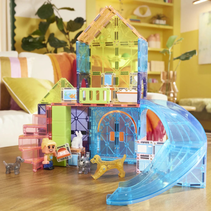 Magnetická stavebnica MAGNA-TILES® Pet Playhouse 50 ks