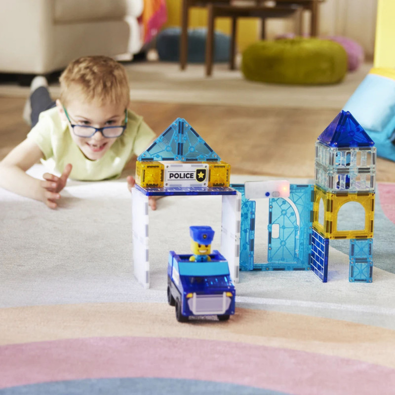 Magnetická stavebnica MAGNA-TILES® Police Station 35 ks Magnetická stavebnica MAGNA-TILES® Police Station 35 ks