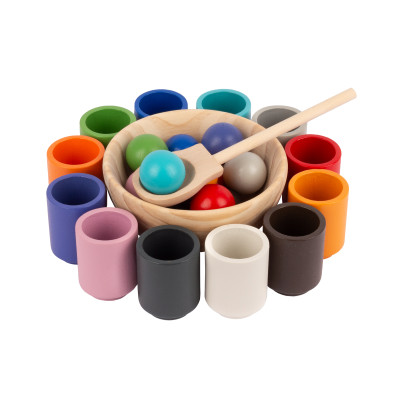 Montessori guličky a poháriky - Joybex