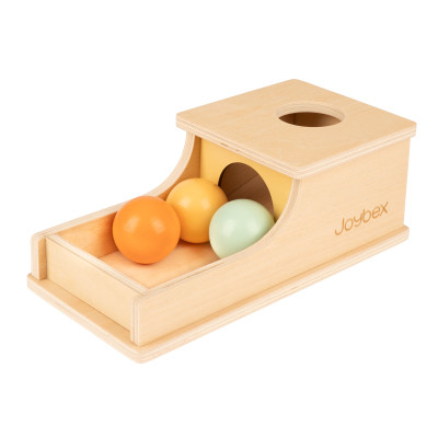 Dlhá Montessori krabička s guličkou Dlhá Montessori krabička s guličkou