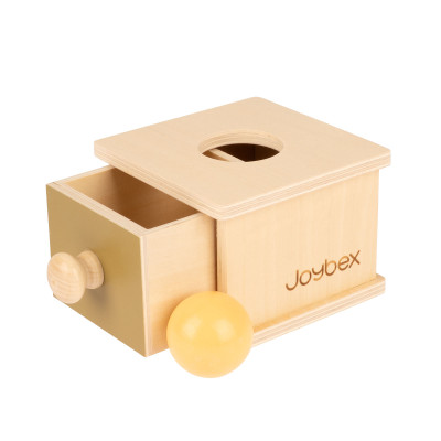 Montessori krabička s guličkou Montessori krabička s guličkou