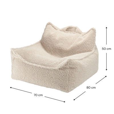 Detské kreslo sedací vak Wigiwama® - Biscuit Beanbag Chair