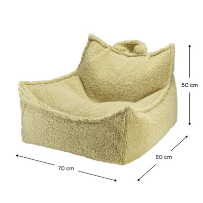 Detské kreslo sedací vak Wigiwama® - Matcha Beanbag Chair
