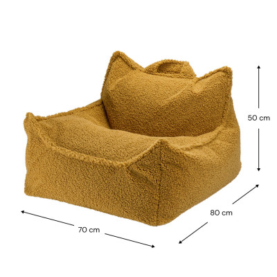 Detské kreslo sedací vak Wigiwama® - Maple Beanbag Chair