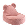 Detské kreslo sedací vak Wigiwama® - Guava Pink Bear Beanbag