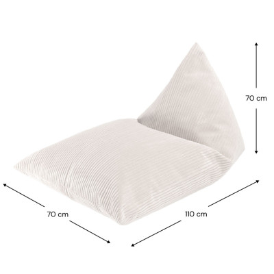 Detské kreslo sedací vak Wigiwama® - Marshmallow Big Lounger