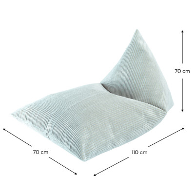 Detské kreslo sedací vak Wigiwama® - Peppermint Green Big Lounger