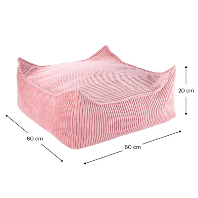 Otoman Wigiwama® - Pink Mousse Square