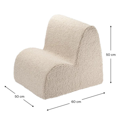 Detské kreslo Wigiwama® - Biscuit Cloud