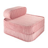 Rozkladacie detské kreslo Wigiwama® - Pink Mousse Flip Rozkladacie detské kreslo Wigiwama® - Pink Mousse Flip