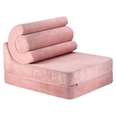 Rozkladacie detské kreslo Wigiwama® - Pink Mousse Flipster 
