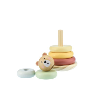 Nasadzovacie krúžky Macko Pastel Nasadzovacie krúžky Macko Pastel