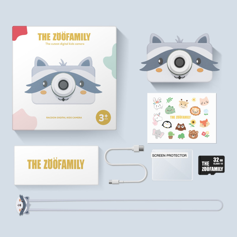 The Zoofamily detský digitálny fotoaparát Medvedík čistotný