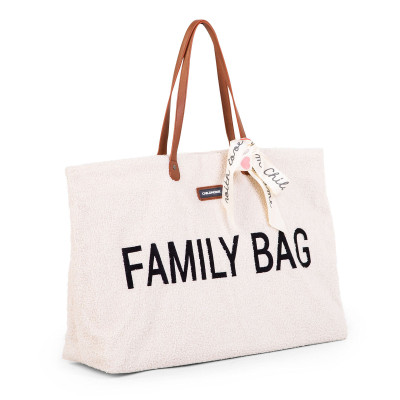 Childhome prebaľovacia taška Family Bag teddy off white