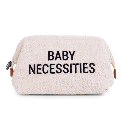 Childhome toaletná taška teddy off white