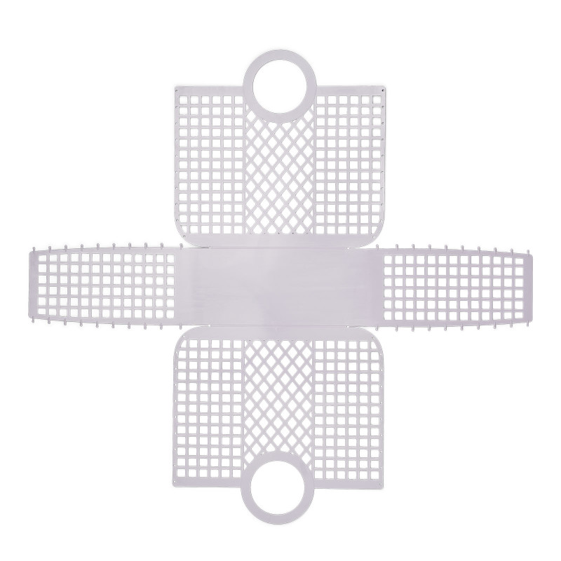 LIEWOOD veľký košík Bloom Misty Lilac