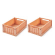 LIEWOOD úložné boxy S Weston Tuscany Rose 2 kusy